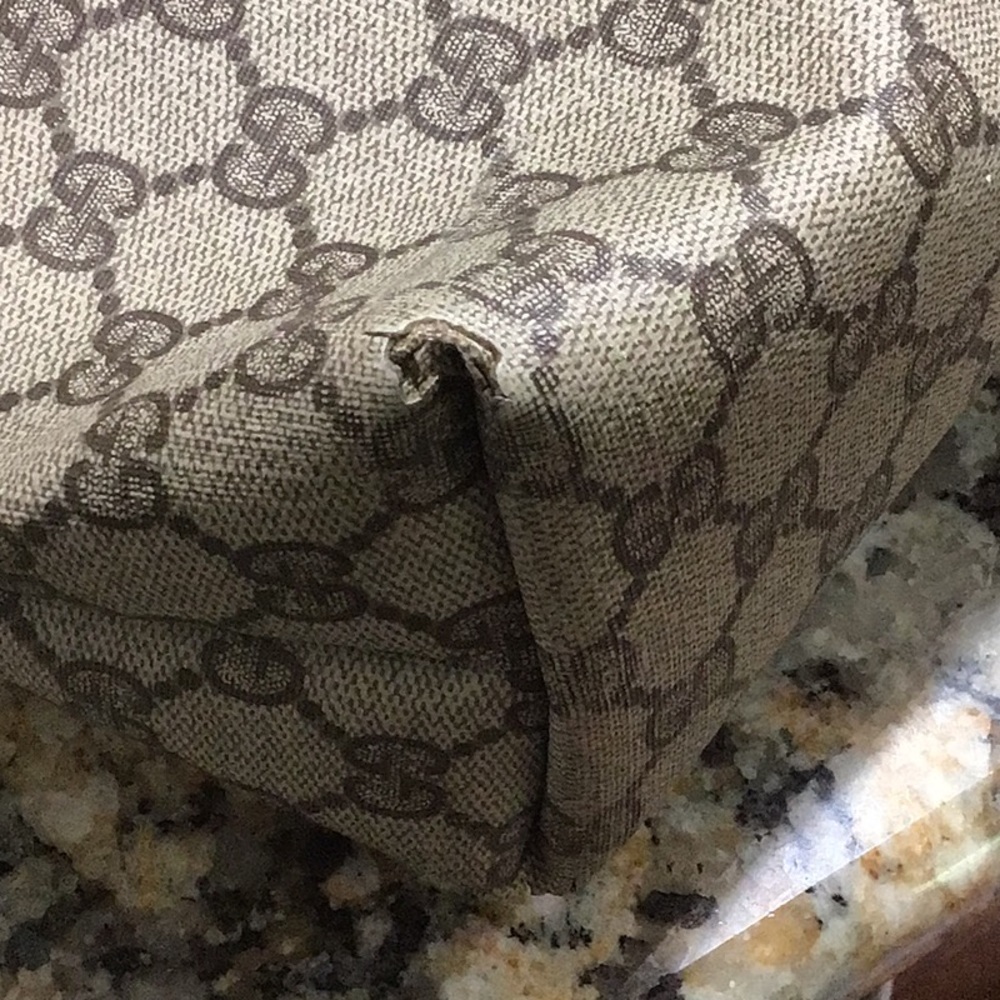Gucci Ophidia Coated Canvas and Leather Tote Bag Rehab - Picture 15 of 16
